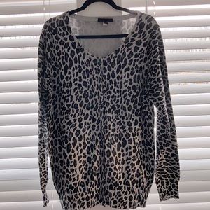 Lane Bryant Cheetah Print Cardigan